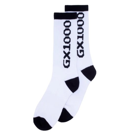 GX1000 ジーエックス OG Logo Socks [White]