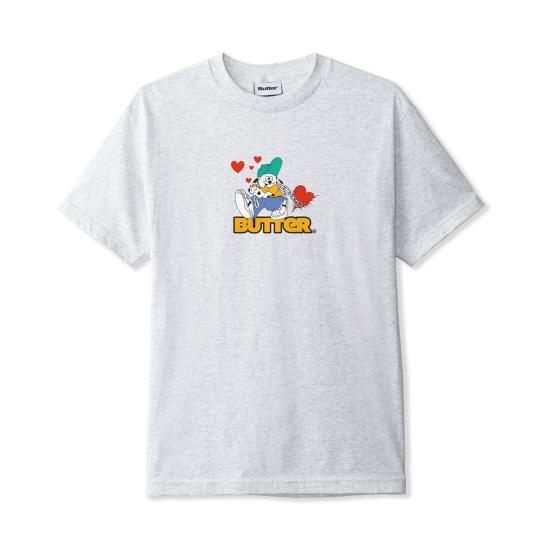 Butter Goods バターグッズ Puppy Love Tee Ash Grey