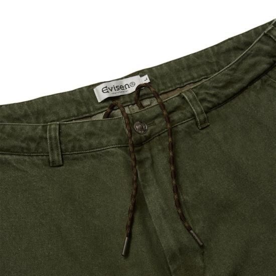 EVISEN エビセン NIKOLA COLOR DENIM PANTS - OLIVE