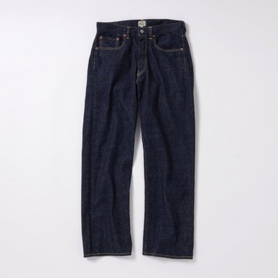 GOLD ゴールド GL42428A / RECYCLED WASTE SUVIN COTTON YARN 11.5oz. DENIM 5POCKET  STRAIGHT PANTS