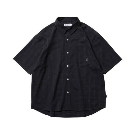 トップス EVISEN WILLIAM PLAID SHIRT EVISEN エビセン WILLIAM PLAID SHIRT - BLACK