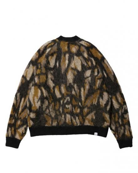 EVISEN エビセン モヘアカーディガン エビホ柄 Evisen Skateboards EVISEN EVIJO MOHAIR CARDIGAN エビセン