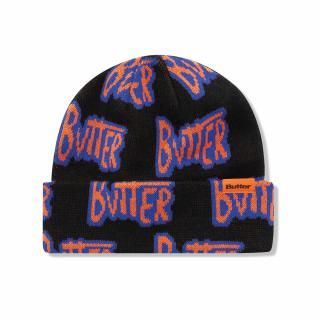 BUTTER GOODS バターグッズ Sketch Cuff Beanie Black