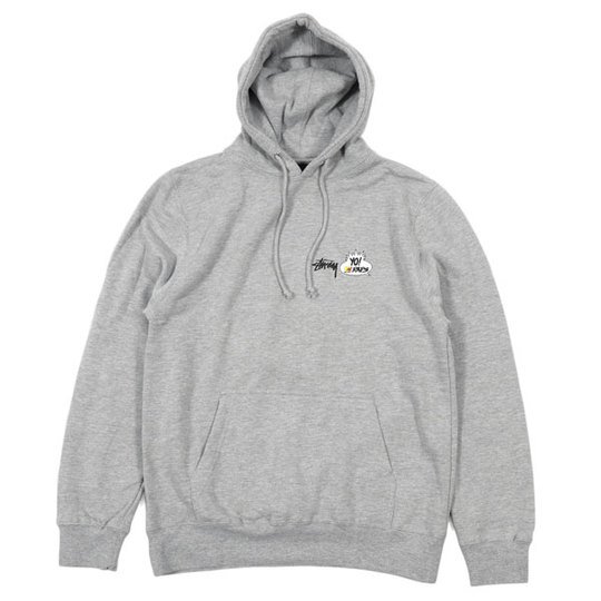 Stussy × Yo! MTV Raps Eric B & Rakim Hoodie Gray SMALL - PUBLISH