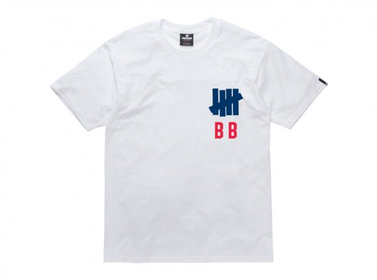 UNDEFEATED アンディフィーテッド UNDEFEATED BAT BOY TEE WHITE
