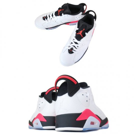 NIKE AIR JORDAN 6 RETRO LOW ナイキ エア ジョーダン 6 レトロ ロー WHITE/INFRARED