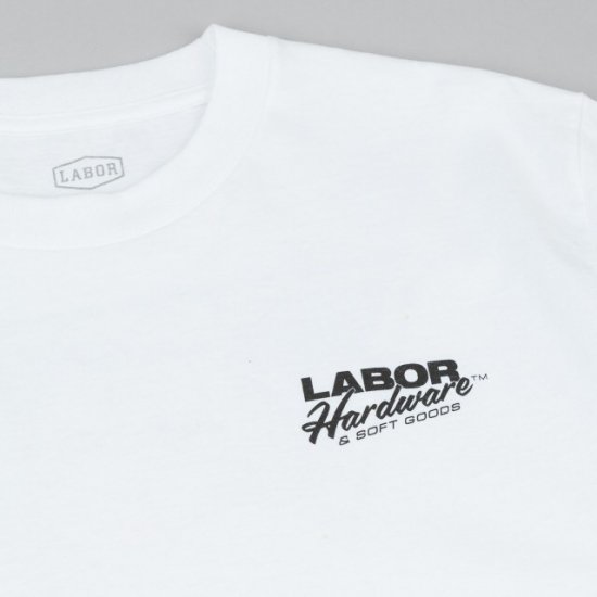 Labor レイバー Hardware & Softgoods T-Shirt - White