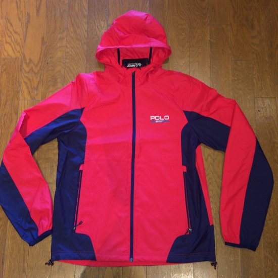 POLO SPORT ポロスポーツ WATER-RESISTANT JACKET REGATTA RED