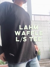 LAHM WAFFLE L/S TEE LAHMɽåեT  LAHM(륨