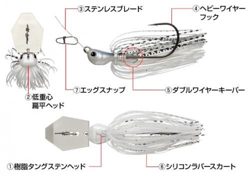 樹脂タングステンヘッドモデル ジャックハンマーtg エバーグリーン Ever Green Lure Angle Hama オンラインストア