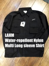 ùǺWater-repellent Nylon Multi Long sleeve Shirt/ù ʥ ޥ 󥰥꡼֥ LAHM