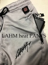 【最終入荷です！】LAHM heat PANTS / USBモバイルバッテリー電熱式ジョガーパンツ 