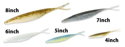 超一軍定番】サカマタシャッド 4インチ/5インチ/6インチ/7