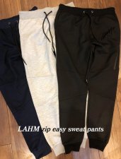 【サマーキャンペーン対象商品】【2023NEW】LAHM zip easy sweat pants / ジップ イージー スウェットパンツ　 LAHM/エルエーエイチエム - lure angle HAMA オンラインストア