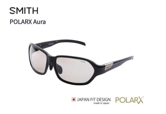 【送料無料】POLARX Aura 第3世代（Matte Black） 偏光サングラス SMITH/スミス - lure angle HAMA  オンラインストア