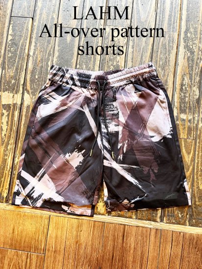 スポット入荷】【少量在庫ございます】LAHM All-over pattern shorts - lure angle HAMA オンラインストア