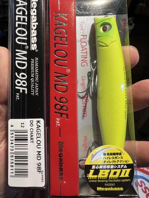 メガバス KAGELOU MD98F カゲロウMegabass - lure angle HAMA