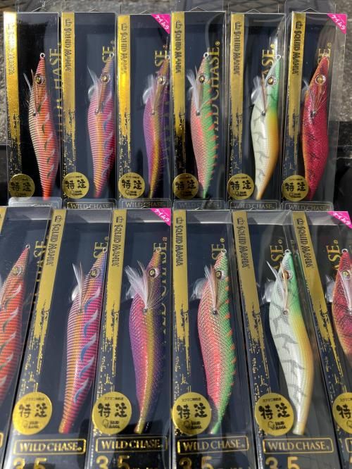 スクイッドマニア ワイルドチェイス 宇崎日新特注カラー６本セット スクイッドマニア ワイルドチェイス 宇崎日新特注カラー6本