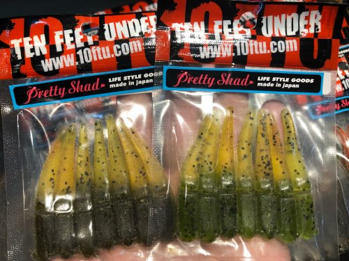 【10FTUデビュー作のプリシャ！】プリティーシャッド(Pretty Shad)2.2インチ　10FTU/10フィートアンダー - lure  angle HAMA オンラインストア