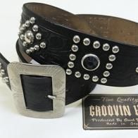 Vintage 40s style Studded Belt - A
