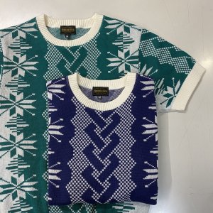 2022 Men’s Summer Knit Navy ＆ Green