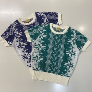 2022 Lady’s Summer Knit　Navy ＆Green