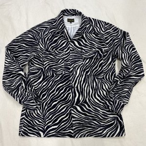 1950s style Corduroy Shirt Zebra