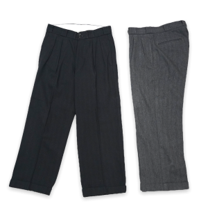 1930s Style Trousers　Black ＆Gray