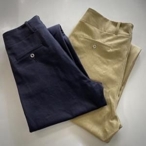 Vintage Style 1945 Prison Pants Cotton Black Brown