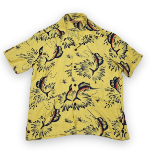 1940's Beach Style Rayon S/S Shirt 