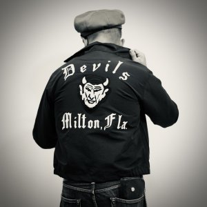 1940's Style Embroidered Jacket Devils