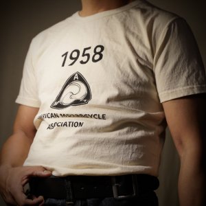 1950's Vintage Style T-Shirt AMA 1958（特別サイズ）　