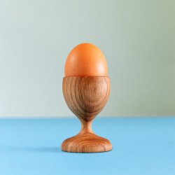 Wooden egg cup