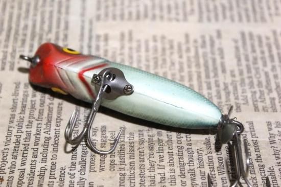 ルアー　水軍　SUIGUN ポッパー　サイン入り WOOD LURE 中古釣具通信販売専門店 HEDDMANN ヘッドマン