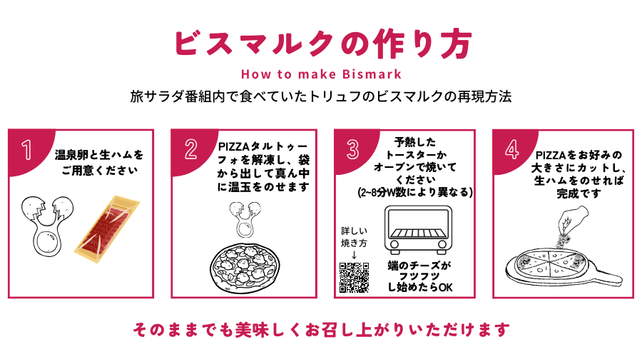 番組で食べていたビスマルクの作り方