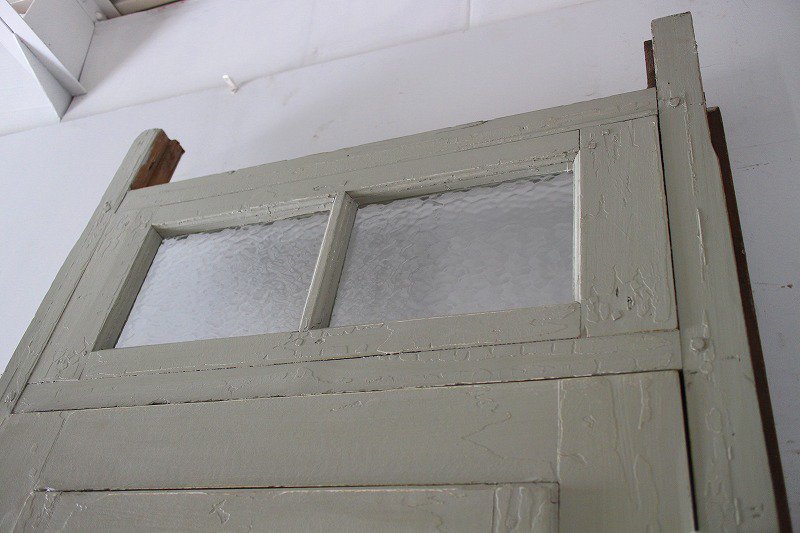 飾り窓のあるアンティーク玄関ドア オリジナル木枠付き フランス アンティークドア 直輸入販売 Boncote