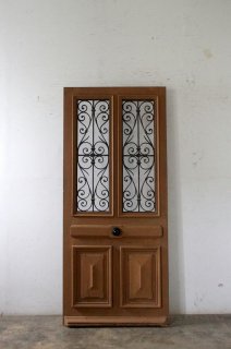 アンティークアイアン飾り 玄関ドア 