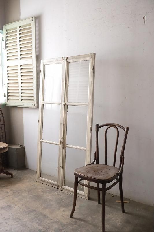 フランス アンティーク French Window 窓 ドア クレモン錠 フレンチガラス窓 クレモン錠付 - フランス アンティークドア 直