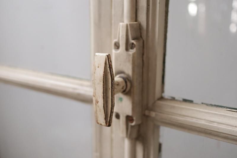 フランス アンティーク French Window 窓 ドア クレモン錠 フレンチガラス窓 クレモン錠付 - フランス アンティークドア 直