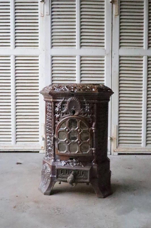 FRANCAIS　ヴィンテージ　ストーブ　フランス製 希少 フランス アンティーク GODIN STOVE 鋳鉄 エナメル ストーブ