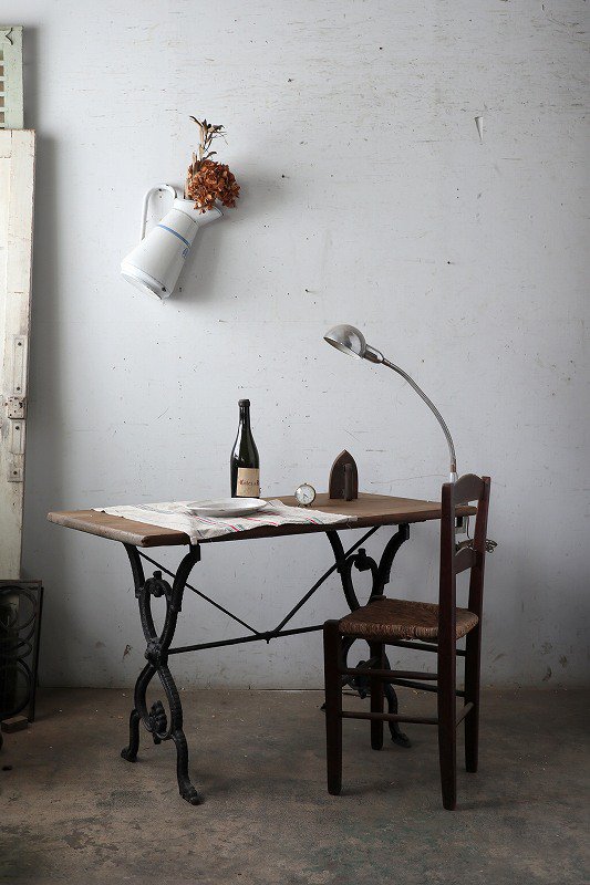 ■只今商談中■ アンティークアイアン脚のテーブル カフェテーブル - フランス アンティークドア 直輸入販売 / boncote