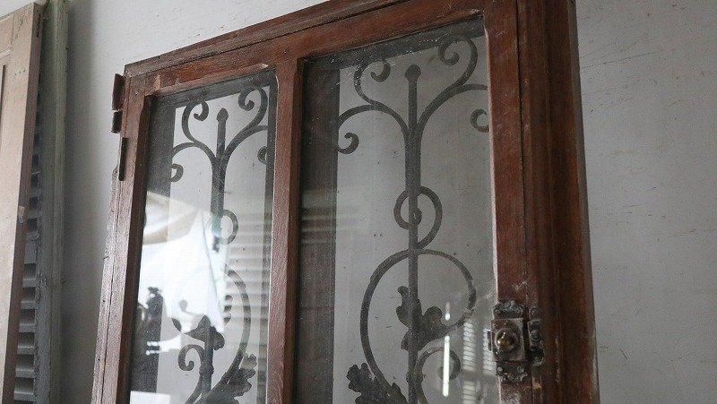 フランス アンティーク アイアン飾り玄関ドア - フランス