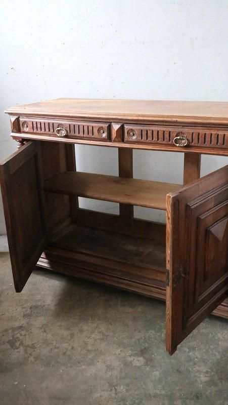 フランス アンティーク Single Door ドア カウンター テーブル フランスアンティーク | アイアン飾り玄関ドア - フランス