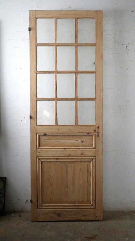 アンティーク フランス ガラスドア 無塗装 - フランス アンティーク