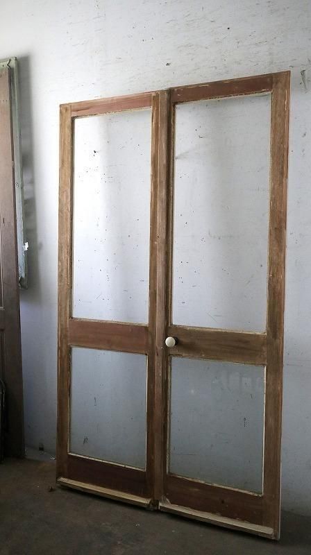 アンティーク　ガラスドアノブ　フランスアンティーク　2セット アンティーク ガラスドアノブ フランスアンティーク 2セット