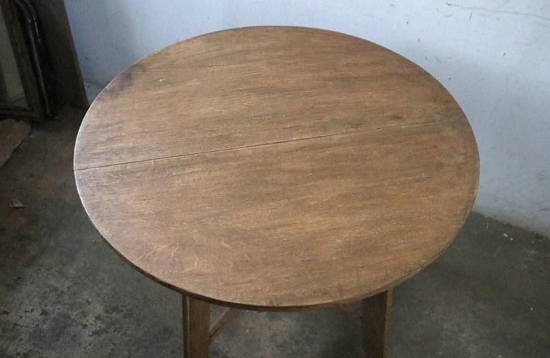 アンティーク フランス ラウンドテーブル | 丸テーブル 無垢