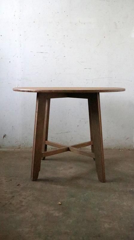 アンティーク フランス ラウンドテーブル | 丸テーブル 無垢