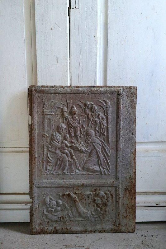 アンティーク アイアン プレート | ファイヤープレート - フランス