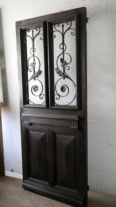 フランスアンティーク|アイアン飾り玄関ドア - フランス アンティーク