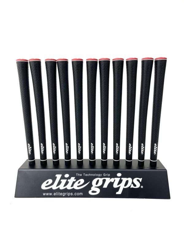 elite grips スタンド 黒 美品 エリートグリップ グリップスタンド グリップ棒11本付き